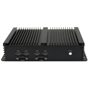 Mini PC industriel sans ventilateur avec processeur Intel Core i78550U de 8e génération, DDR4, double LAN et 6 ports série pour le contrôle d'automatisation - Product Image 2