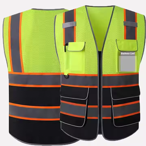 Gilet de sécurité réfléchissant avec logo personnalisé de haute qualité certifié ANSI classe 1 EN 20471 avec prise en charge OEM/ODM pour une utilisation en extérieur - Product Image 1