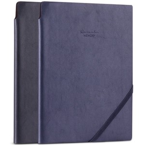 Deli Notebook 80 Sheets 25K16K Leather Cover Business Office Use - Product Image 3