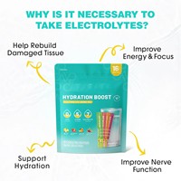 Mélange de boisson d'hydratation sans sucre avec suppléments de vitamine de magnésium et de potassium OEM pour stimuler l'endurance des nouveau-nés adultes