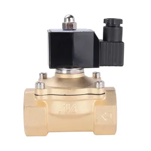 24v 12v Dc 120v Ac Outdoor Waterproof Plastic Sealed Water Valve Normally Closed Direct Acting Brass Solenoid Valve