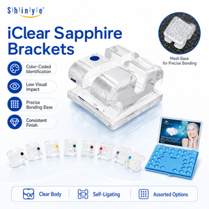 Suministros de Ortodoncia Shinye Odontologia, <span class=keywords><strong>Brackets</strong></span> de Cerámica Dental, <span class=keywords><strong>Brackets</strong></span> de Ortodoncia Monoblock - Product Image 1
