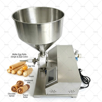 Machine semi-automatique d'injection de crème pour croissants, remplisseur de pâte feuilletée et injecteur de chocolat pour boulangeries et desserts