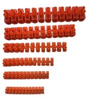 IGERCN connecteur de fil en plastique rouge matériau PA haute qualité 60A U bornier 12 voies bornier d'équipement basse tension