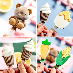 <span class=keywords><strong>Molde</strong></span> <span class=keywords><strong>de</strong></span> silicona multiusos profesional para helados, bandeja antiadherente para paletas, ideal para postres <span class=keywords><strong>de</strong></span> gelatina congelados - Product Image 2