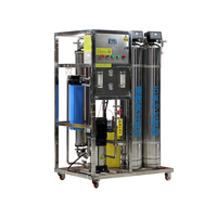Usine de traitement d'eau par osmose inverse industrielle semi-automatique électrique 1000 LPH pour l'eau de puits, l'eau du robinet, les bouteilles et l'emballage en fûts