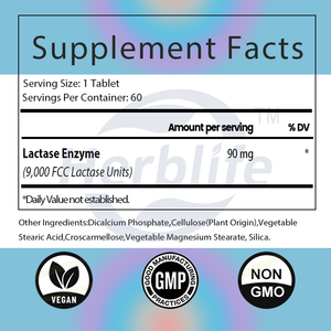 Laktaz enzim tabletleri-süt intoleransı için mukavemet formülü, süt, Vegan,NO-GMO, glutensiz, oem'in sindirimini desteklemeye yardımcı olur - Product Image 2