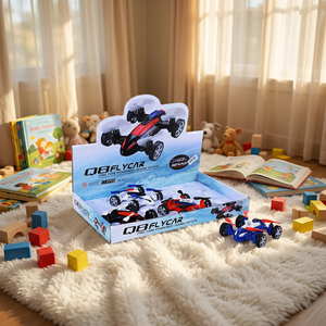 Auto de Juguete con Fricción, Tracción en las Cuatro Ruedas, Estilo Dron, Resistente a Impactos, para Niños de 2 a 4 Años, Unisex, Caja de 8 Piezas - Product Image 4