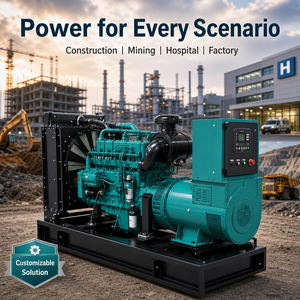 Grupo Electrógeno Diésel Silencioso Nengron de 50KW 62KVA, Certificado CE EPA, Trifásico, para Fábrica y Energía de Respaldo Industrial - Product Image 1