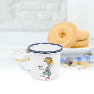 Topjlh 12oz แก้วมัคเคลือบสีฟ้า<span class=keywords><strong>ขอบ</strong></span><span class=keywords><strong>เงิน</strong></span>สีดำพิมพ์ซับลิเมชันสำหรับตั้งแคมป์ท่องเที่ยวกลางแจ้งตั้งแคมป์แคมป์ - Product Image 2