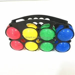 Ventes Promotionnelles : Lot de 8 Boules de Pétanque <span class=keywords><strong>en</strong></span> <span class=keywords><strong>Plastique</strong></span> pour Jeu de Pelouse et Jeux de Jardin Familiaux - Product Image 5
