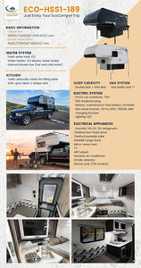 Auvent de camping-car EcoCampor de qualité supérieure avec tente imperméable 4x4 équipée d'une <span class=keywords><strong>toilette</strong></span> et d'une salle de bain à vendre - Product Image 5