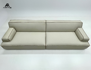 2025 Design innovant italien rétro canapé en cuir quatre sièges combinaison salon canapé - Product Image 1