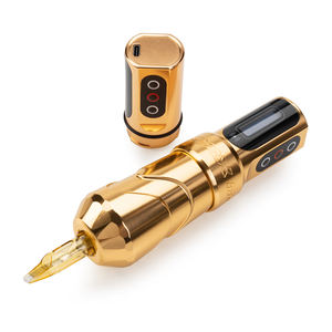 <span class=keywords><strong>FK</strong></span> Max-máquina de tatuaje Stealth Gold con 2 PowerBolt II, pluma de 12V, Motor sin núcleo de 12000RPM, batería de gran capacidad, 2400mAh - Product Image 1