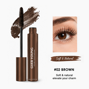Mascara liquide blanc volumisant et allongeant, formule à fibres, vegan, waterproof, pour maquillage d'Halloween - Product Image 4