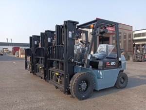 Chariot élévateur à fourche diesel robuste de 5 tonnes de levage extérieur de 5000kg et 3000mm de hauteur pour entrepôt - Product Image 2