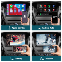 Road Top Android Auto Interface Mirror Link AirPlay Wireless CarPlay Interface Box pour Ford Focus Escape Fiesta C-max