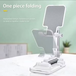Hot Selling Portable <b>Foldable</b> Lazy Desktop Phone Holder Telescopic Phone Stand Printing Live Broadcast Plastic Stand - Product Image 4