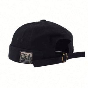 Casquettes de baseball sportives unisexe sans visière, personnalisées en usine, avec broderie de patch et impression en relief, pour la vente en gros, modèle courant - Product Image 2
