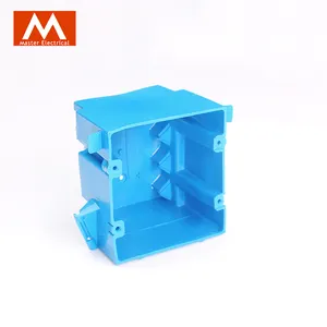 American Standard PVC 2 Gang Switch Box 32 cu in Thermoplastic Outlet Box 2 Gang PVC Rept Box