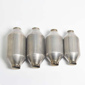 가솔린 배기 자동차 용 고온 저항 세라믹 벌집 범용 미니 3 방향 3 방향 촉매 변환기 - Product Image 1