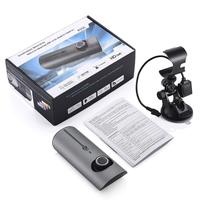 Caméra de tableau de bord 2.5 pouces pour voitures 1080P Full HD enregistreur DVR de voiture caméra de tableau de bord à l'intérieur et à l'extérieur double objectif boîte noire de voiture avec GPS