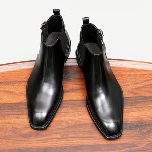 Mocasines Personalizados Estilo Inglés con Hebillas de Herradura Modernas y Parte Superior de Cuero con Patrón de Avestruz para un Calzado Casual de una Sola Pieza - Product Image 5