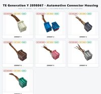 TE Connectivity 2098067-7 Faisceau de câbles automobile 30 broches UL11028 22AWG 600V Assemblage de câbles sur mesure