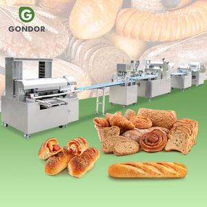 Équipement de boulangerie pour baguettes, machine automatique à pain à hot-dogs, ligne de production de pains à hot-dogs - Product Image 1