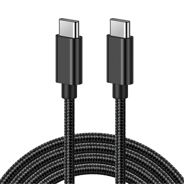Wholesale Nylon Braided Fast Charging USB C Cable 1m 2m 60W Type C Charger Cord Lead 3ft 6ft Datenkabel Ladekabel for Printers
