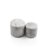 Tapa de mármol de cilindro cuadrado redondo de diseño personalizado de lujo de alta calidad de 15mm para botella de Perfume
