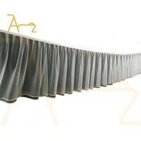 Magnifiques articles de mariage, articles porte-bonheur, vente chaude : Décoration de plafond en voile blanc suspendu, draperie de scène pour mariage