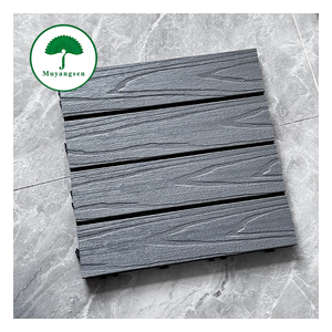 <span class=keywords><strong>Prix</strong></span> d'usine – Dalles de terrasse WPC modernes antidérapantes pour extérieur, résistantes à la pression, pour jardin et parc (DIY, gris) - Product Image 1