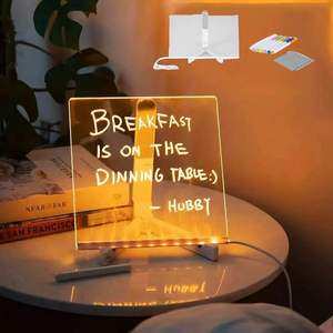 Tablero de dibujo que brilla en la oscuridad de 12 pulgadas, tableta de escritura LED con superficie borrable, tablero de garabatos iluminado para niños, juguete para regalo educativo - Product Image 2