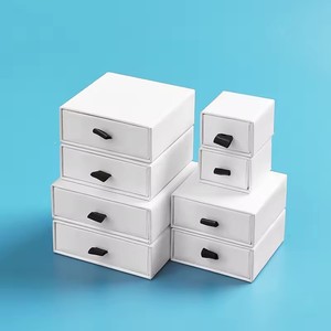 Luxury Jewelry Packaging <b>Box</b> Sliding Drawer Cardboard <b>Gift</b> <b>Box</b> for Rings Necklaces <b>Earrings</b> Bracelets Custom Logo - Product Image 5