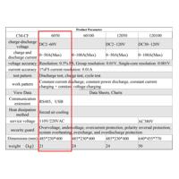 Equipo Profesional de Mantenimiento de Baterías de Litio de Bajo Voltaje (2-60V) con Probador Integrado de Carga y Descarga para Baterías de Almacenamiento EV