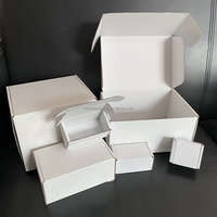 Scatola di Spedizione in Cartone Ondulato per Cosmetici, Colore Bianco, Logo Personalizzato, MOQ Scatola per Spedizioni