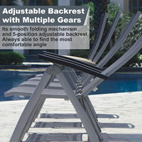 Chaise pliante moderne pour intérieur et extérieur, balcon, patio, véranda, jardin, pelouse, piscine, confortable, noire, pliable, portable, cosy