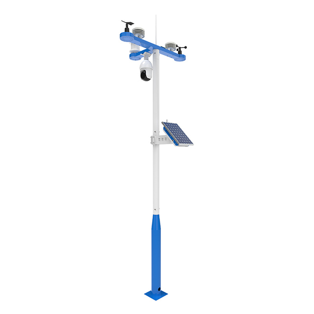 IOT Weather Monitoring System - Solar-Powered  Weather Station with RS485 for Open Field Agricultural All in One Sensors