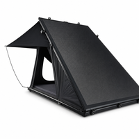 Carpa de Techo Triangular de Fibra de Carbono Zentopia para 2 Personas, Cuatro Estaciones, Impermeable 5000mm, Resistente al Viento y a los Rayos UV, Apertura Rápida con Escalera