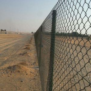 Clôture en acier <span class=keywords><strong>vert</strong></span> pour terrain de basket, bord torsadé <span class=keywords><strong>simple</strong></span>, galvanisée, revêtue de PVC, clôture en mailles de chaîne de 8 pieds avec modélisation 3D - Product Image 3