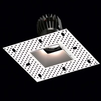 Plafonnier LED encastré sans cadre, anti-éblouissement, pour cloison sèche, carré, homologué ETL ICAT
