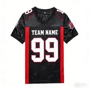 Maillots de football imprimés respirants pour hommes - Adam Sandler Mean Machine the Longest Yard Paul Crewe Noir 18 Taille S-XXXL - Product Image 2