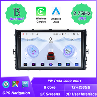 UIS 7870 3D Dynamisches Fahrerlebnis 2K Bildschirm Android-Headunit mit GPS & OBD2 für VW Polo 2020-2021