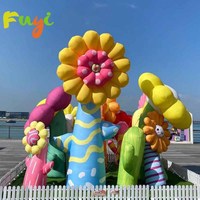 Écran de fond de scène DJ en forme de pieuvre gonflable sur le thème marin, personnalisé et promotionnel - Imperméable, résistant au soleil, durable pour l'extérieur