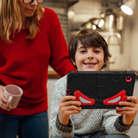 Étui antichoc 3-en-1 pour Samsung Tab A7 Lite T220 T225 avec support, sangle et porte-stylet, motif dessin animé pour enfants, OEM ODM
