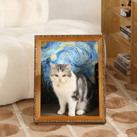 Modèles personnalisés en usine peinture à l'huile chat planche à gratter nid de chat pour le repos du chat