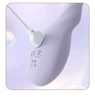 Masseur vibrant G-Spot rechargeable USB OEM en gros, vibromasseur en silicone à charge magnétique 7 fréquences 145g