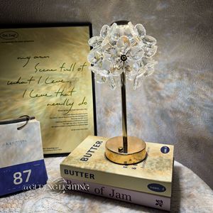 New cross-border creative minimalist modern crystal light luxury decorative living room <b>study</b> bedroom Instagram-worthy night - Product Image 2