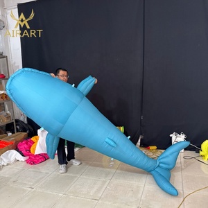 Globo Inflable de Ballena Azul Realista para Librerías, Fiestas en la Playa, Escenarios con Temática Oceánica, Modelo de Pez Inflable Personalizado - Product Image 6